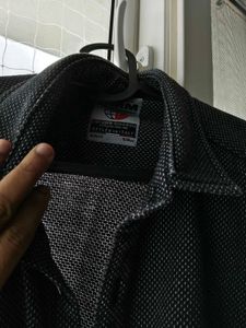 Textured Button-Down Shirt