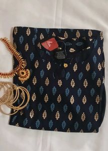 Elegant Green Printed Kurta