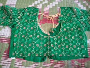 green beautiful blouse
