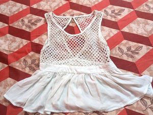 ✨🫧Shell White Bikini cover up🦪🐚