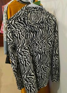 Zebra Print Funky Shirt