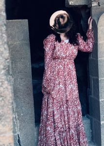 Red Terracotta Maxi Dress