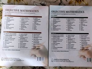 JEE MAINS AND ADVANCED, RD SHARMA OBJECTIVE MATHEMATICS, PART1 AND 2
