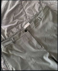 High Waist Mint Green Trousers/PANTS