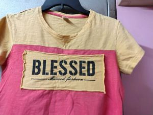 Cute &#39;Blessed&#39; Graphic Tee