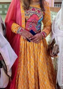 Bandhani Printed Lehanga With Dupatta