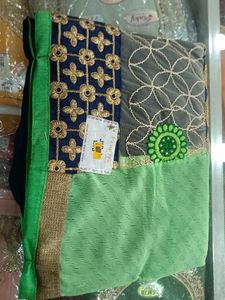 Elegant Embroidered Saree