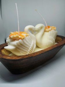 Swan Candle Set