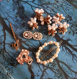 Pearl Hair Clip Set