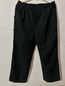 Classic Black Cropped Trousers