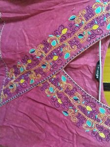 Pink Melange Kurti - Size 36