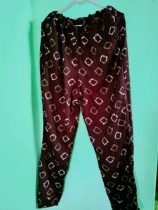 Patterned Casual Pants