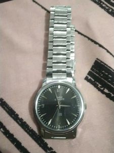 HMT Quartz Silver Watch