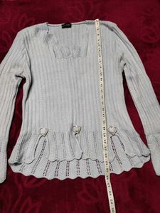 🌸 Cute Girl's Knitted Sweater