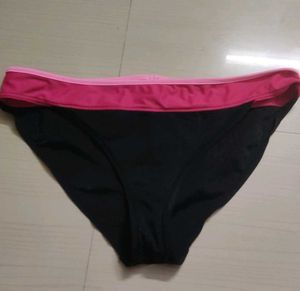 Black &amp; Pink Bikini Bottom