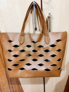 Tan Tote Bag
