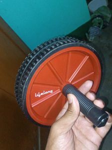 Lifelong Ab Roller for Core Workouts(Orange)