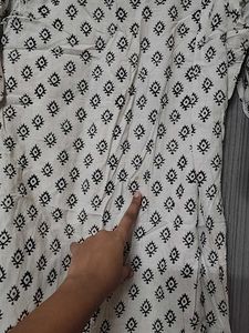 A Line Cotton Kurta