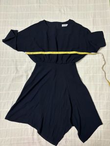 Korean Navy Blue Dress