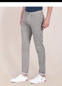U.S. POLO ASSN. Men Regular Fit Grey Pure Cotton T