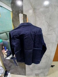 Allen Solly Navy Blue Casual Shirt