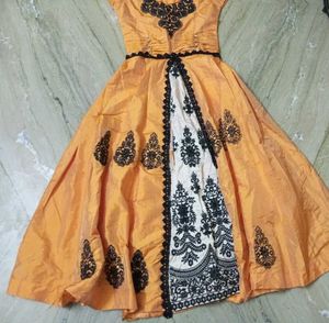 Orange Salwar Kameez