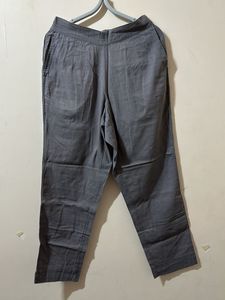 IndoRaga Grey Linen Cotton Trouser