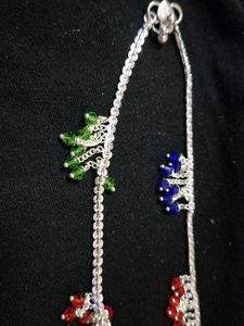 Anklet with Colorful Beads