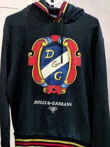 Dolce &amp; Gabbana Mens imported hooded sweatshirt