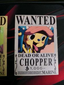 One Piece Wanted Posters, Nami, Robin, Chopper