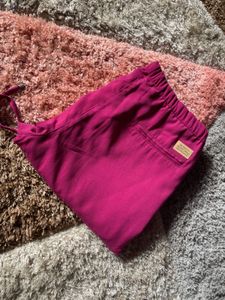Magenta Casual Pants