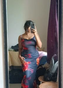 Floral Print Maxi Dress