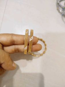 Elegant Gold-toned Bangles bought from UAE