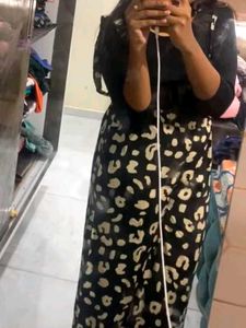 Animal Print Maxi Skirt