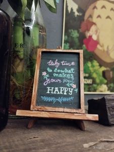 Miniature Black Board Cute Decor