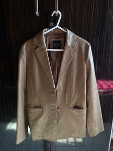 Vintage Leather Blazer