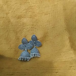 silver jhumka for you elegance