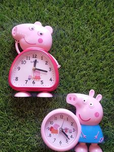 Peppa Pig Alarm Clocks (Set of 2)