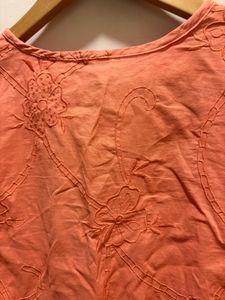Beautiful Embroidered Crop Shirt