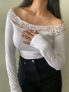 Lace Off Shoulder top
