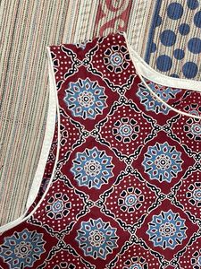 Printed Kurti with White Pants