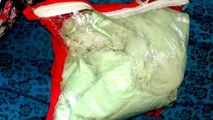 Pista Green Party Wear Frock New And Add Surprise