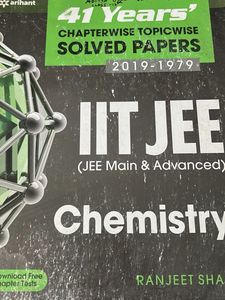 Chemistry 41 Years Solved IIT JEE papers