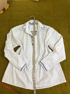 White Embroidered Shirt Fits M-XL