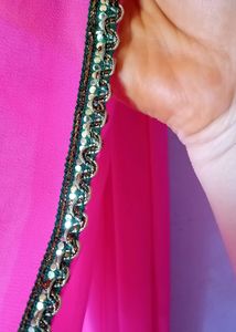 New Pink Georgette Dupatta