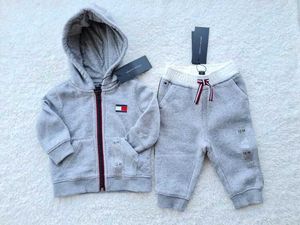 Tommy Hilfiger Kids Grey Track Suit Unisex (3-6 M)
