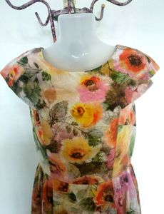 Dreamy Floral Knee Length Dress