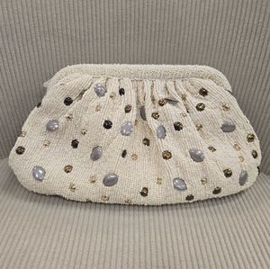 Anthropology Vintage Beaded Evening Bag