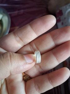 Beautiful Pure Silver Adjustable Ring