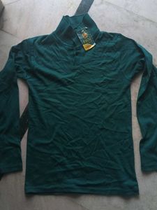 Black Long Sleeve Mock Neck Top
